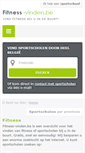 Mobile Screenshot of fitness-vinden.be